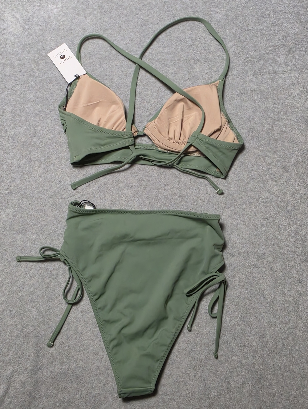 Shade & Shore Bikini Set Top 32B Bottom S, 2 Piece Bathing Suit - Picture 5 of 12
